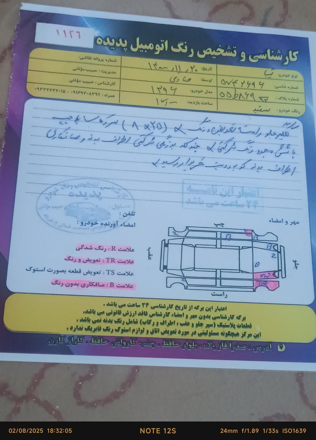 تیبا صندوق دار SX - 1396