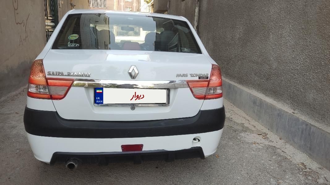 رنو پارس تندر گیربکس JHQ + مولتی مدیا - 1395