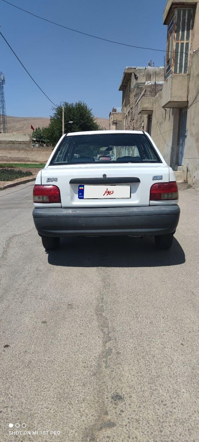 پراید صبا بنزینی - 1386