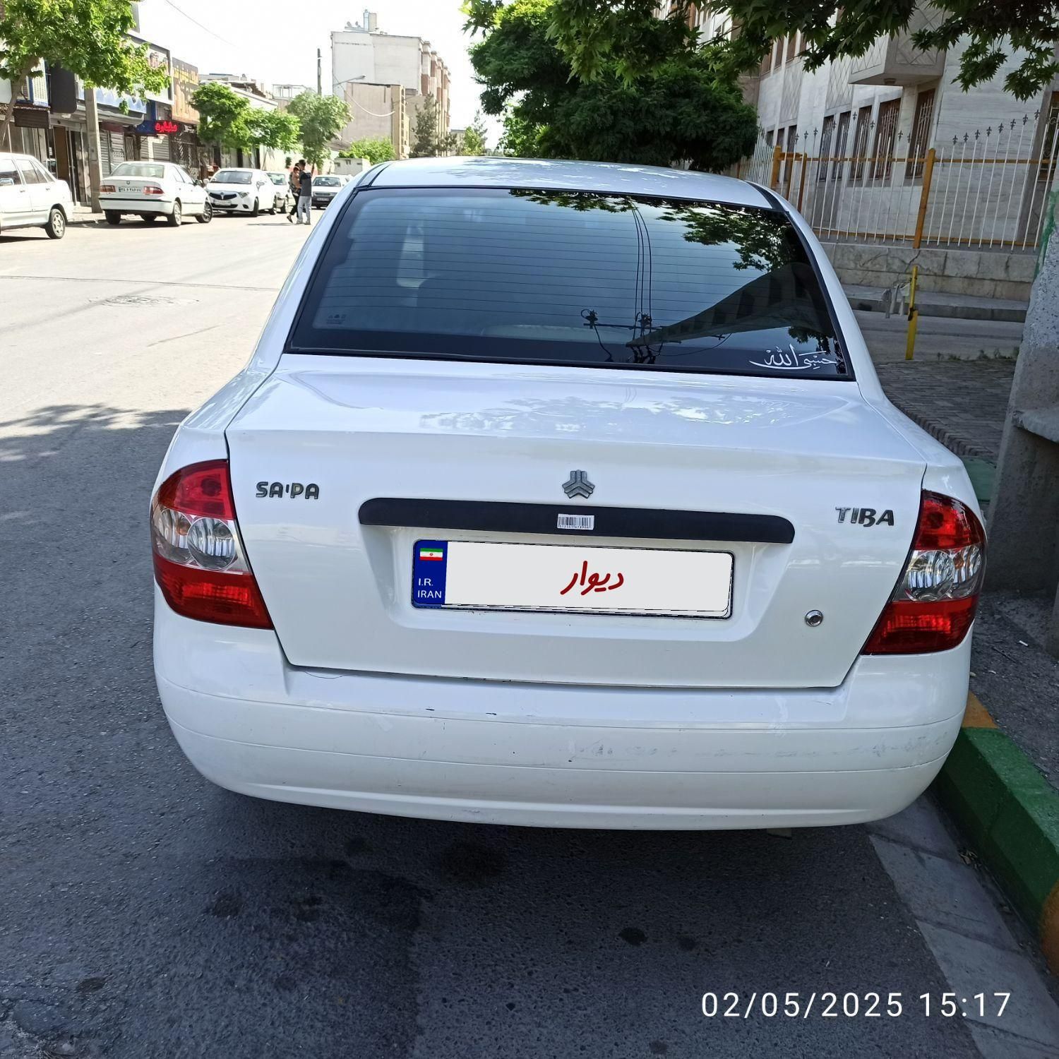 تیبا صندوق دار SX دوگانه سوز - 1396