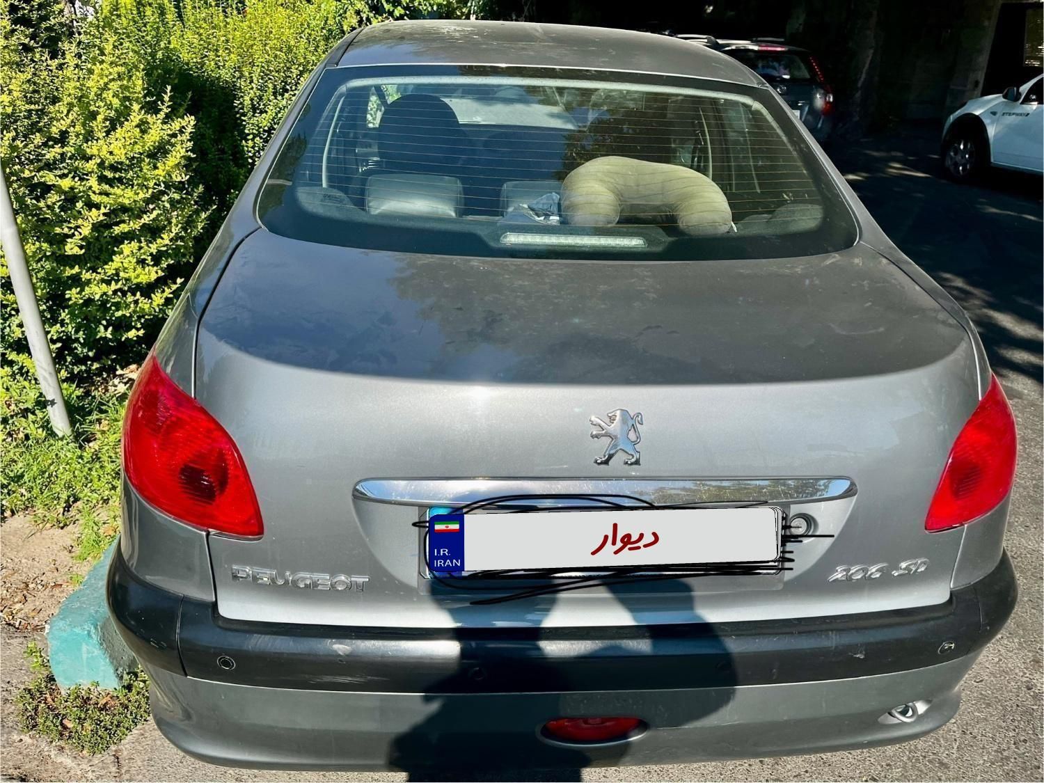 پژو ۲۰۶ صندوق دار v8 - 1389