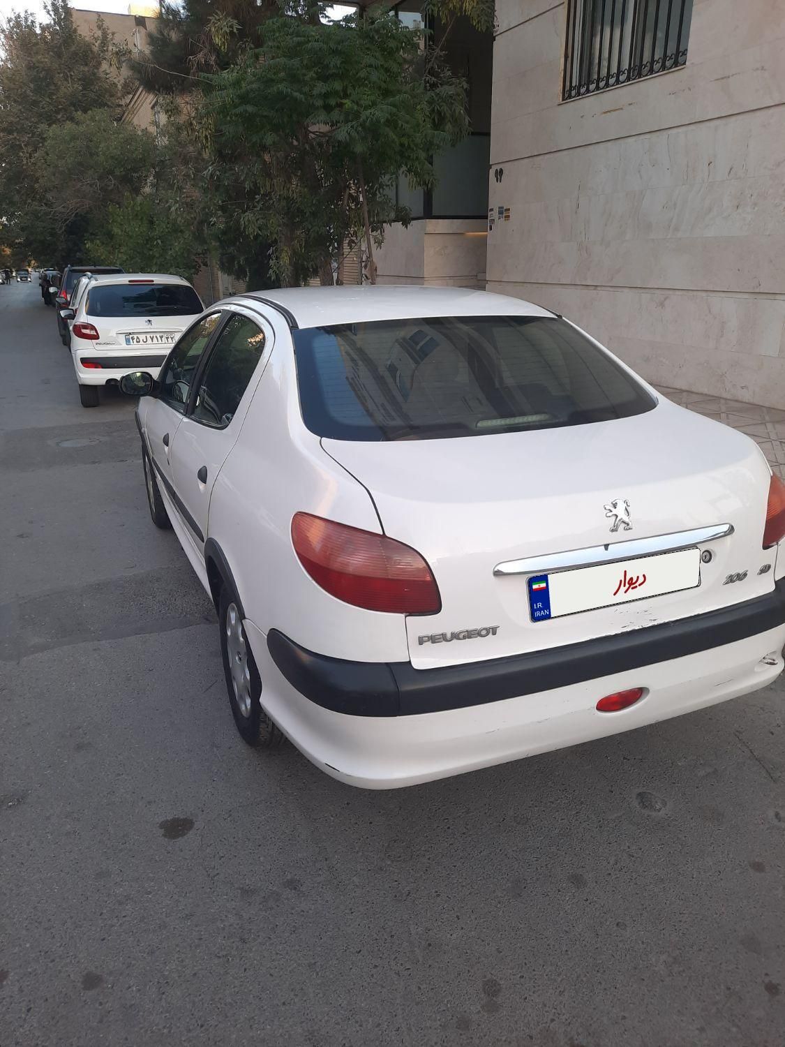 پژو ۲۰۶ صندوق دار v8 - 1388