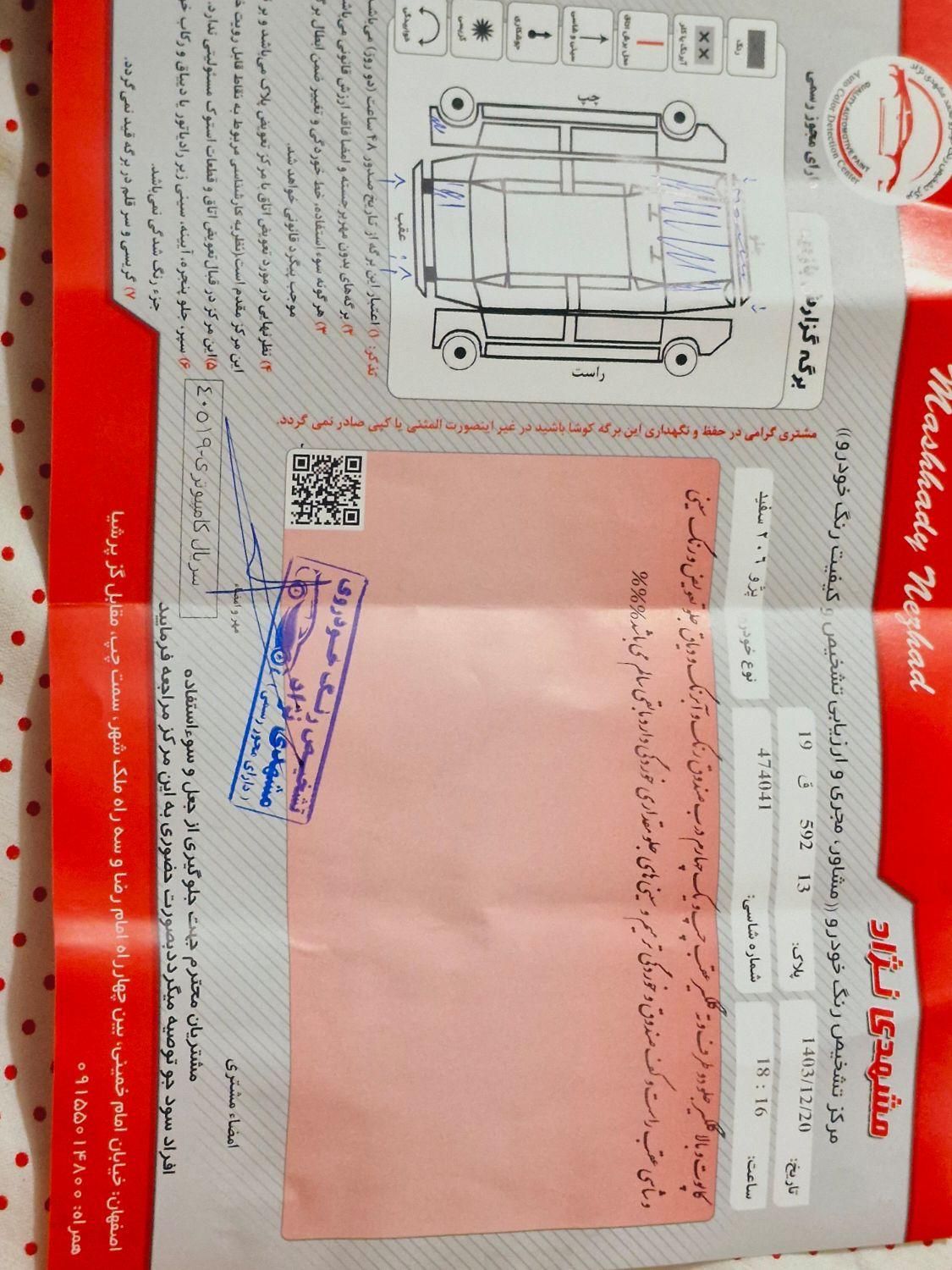 پژو 206 تیپ 5 - 1393