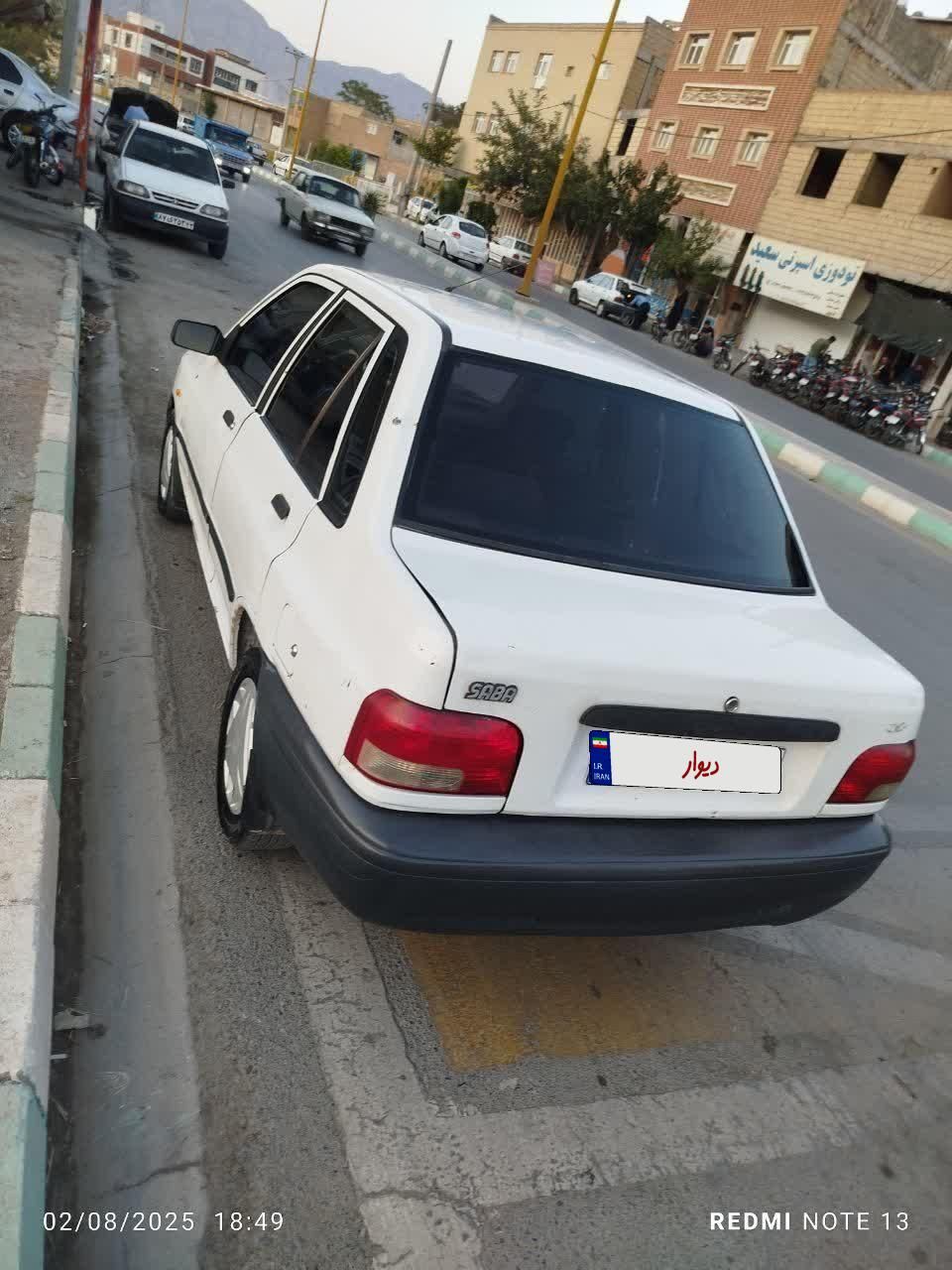 پراید صبا بنزینی - 1387