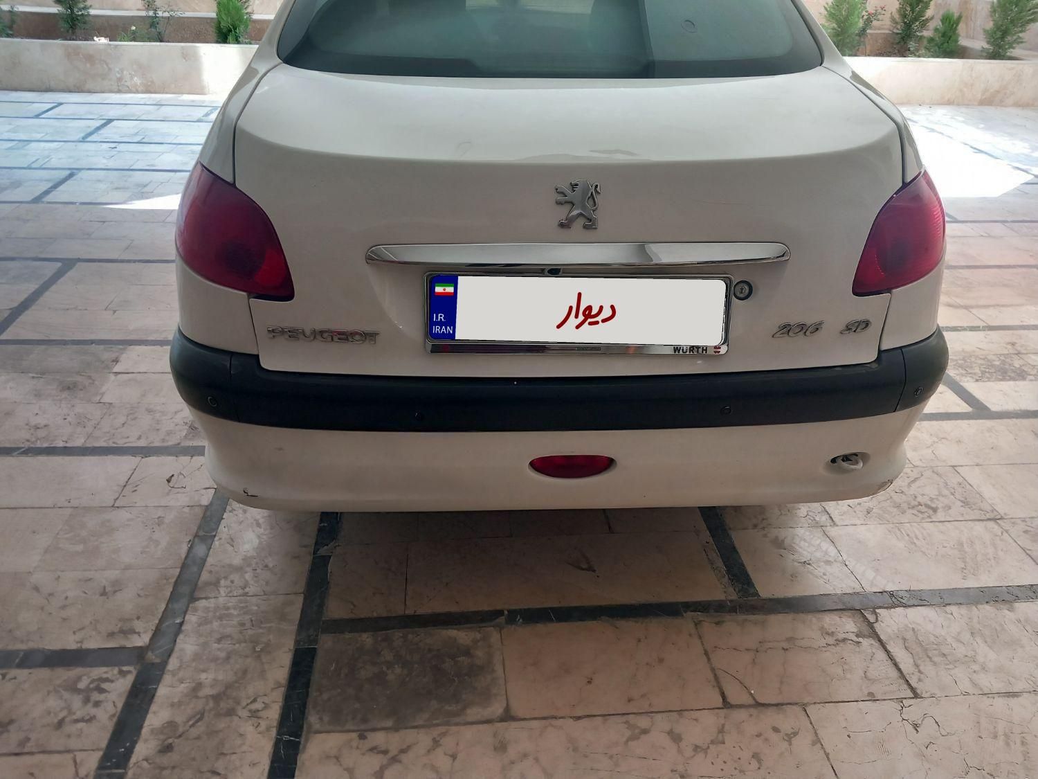 پژو ۲۰۶ صندوق دار v9 - 1388