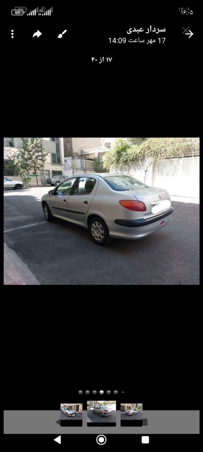 پژو ۲۰۶ صندوق دار v8 - 1389