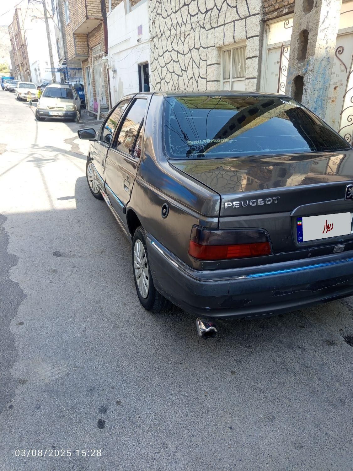 پژو پارس دوگانه سوز - 1381