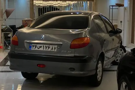 پژو ۲۰۶ صندوق دار v8 - 1389