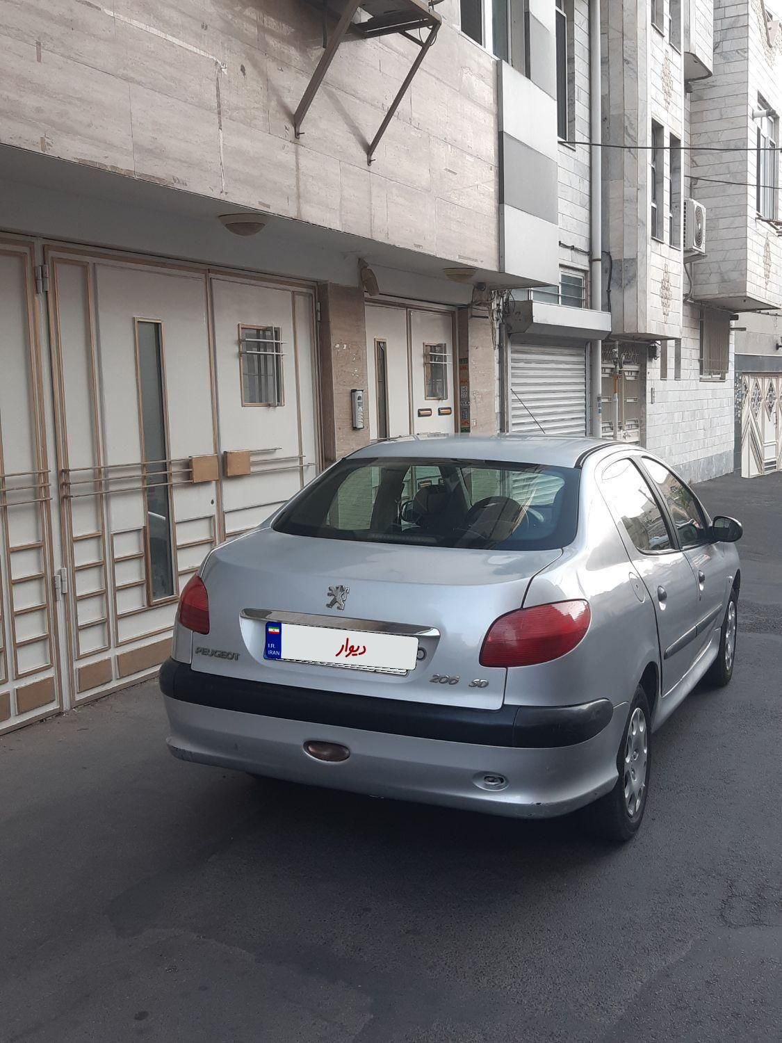 پژو ۲۰۶ صندوق دار v20 - 1389