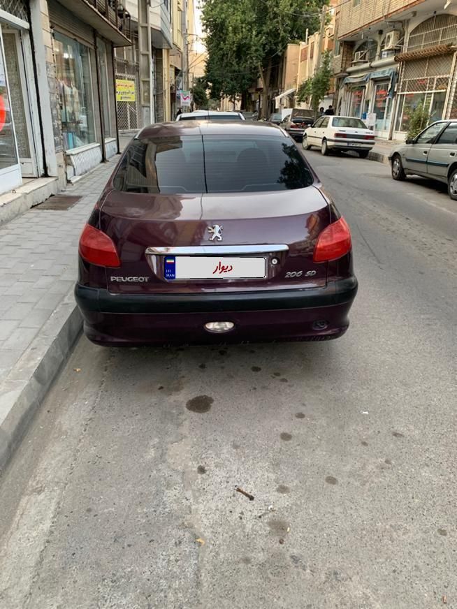 پژو ۲۰۶ صندوق دار v20 - 1389