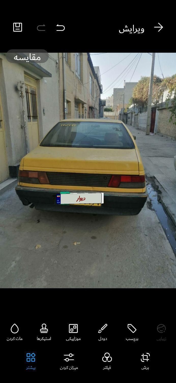 پژو روآ دوگانه سوز - 1386