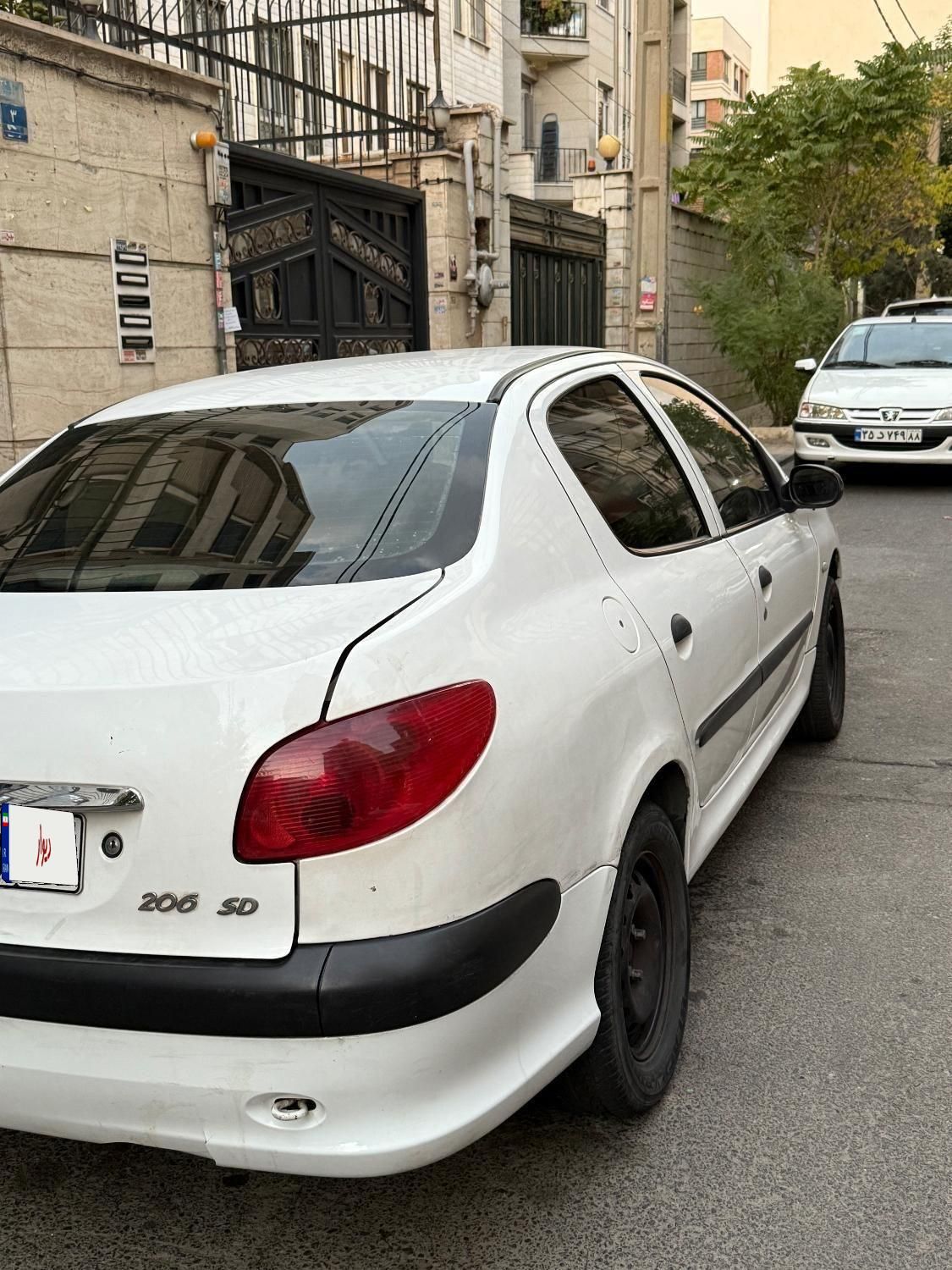 پژو ۲۰۶ صندوق دار v9 - 1391