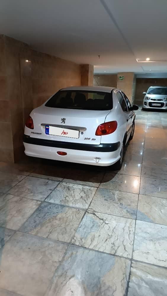 پژو ۲۰۶ صندوق دار v8 - 1396