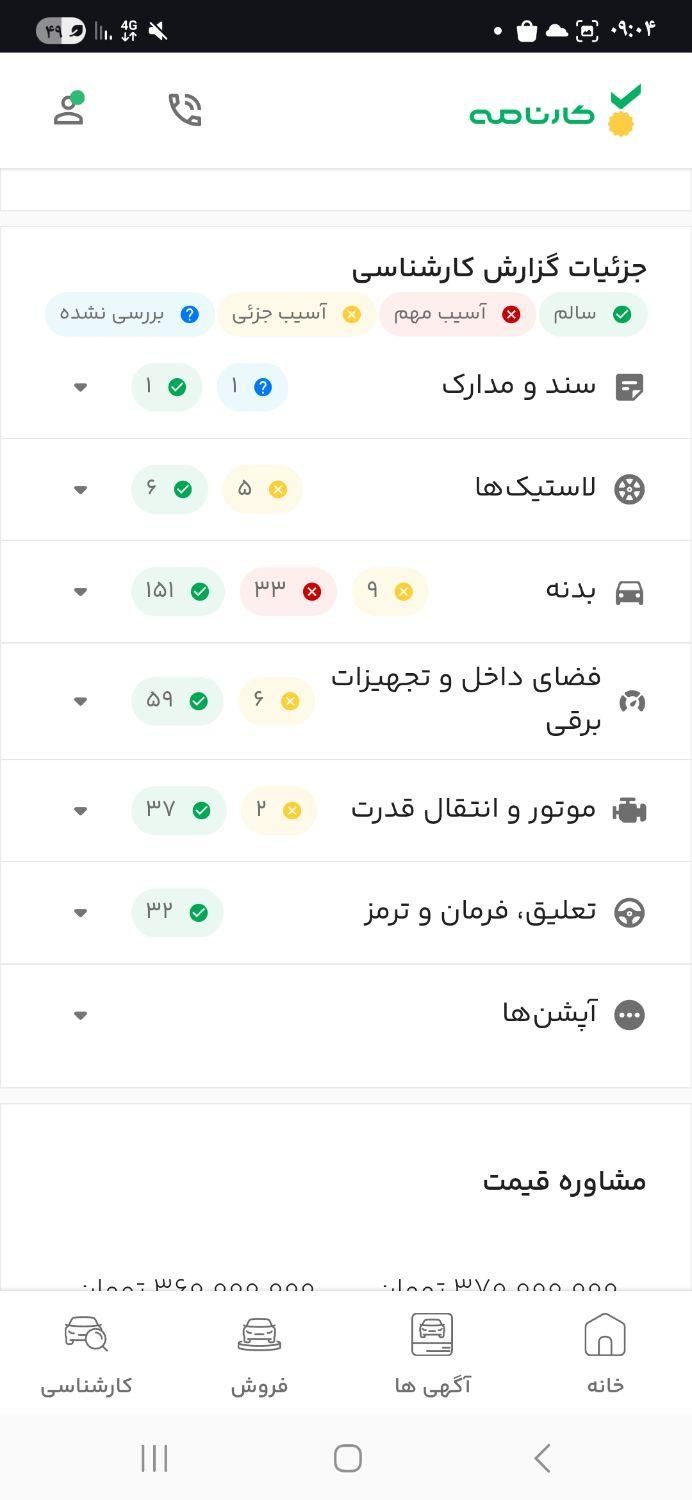 پژو 206 تیپ 2 - 1396
