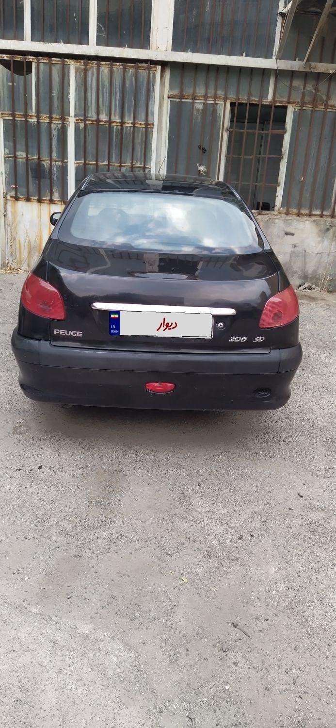 پژو ۲۰۶ صندوق دار v6 - 1388