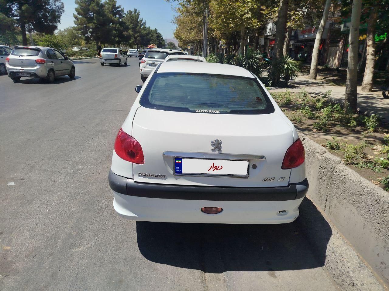 پژو ۲۰۶ صندوق دار v20 - 1389