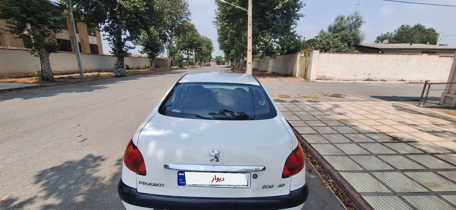 پژو ۲۰۶ صندوق دار v20 - 1389