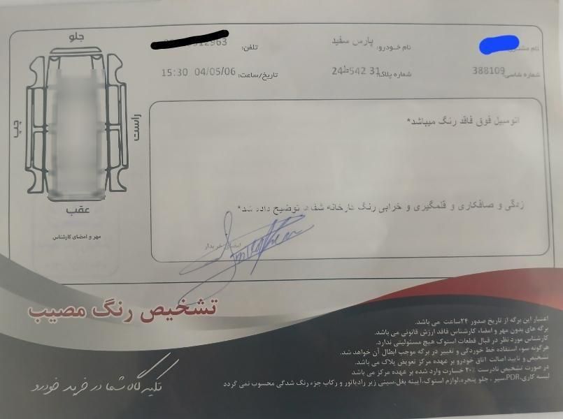 پژو پارس ELX-XU7P سفارشی - 1394