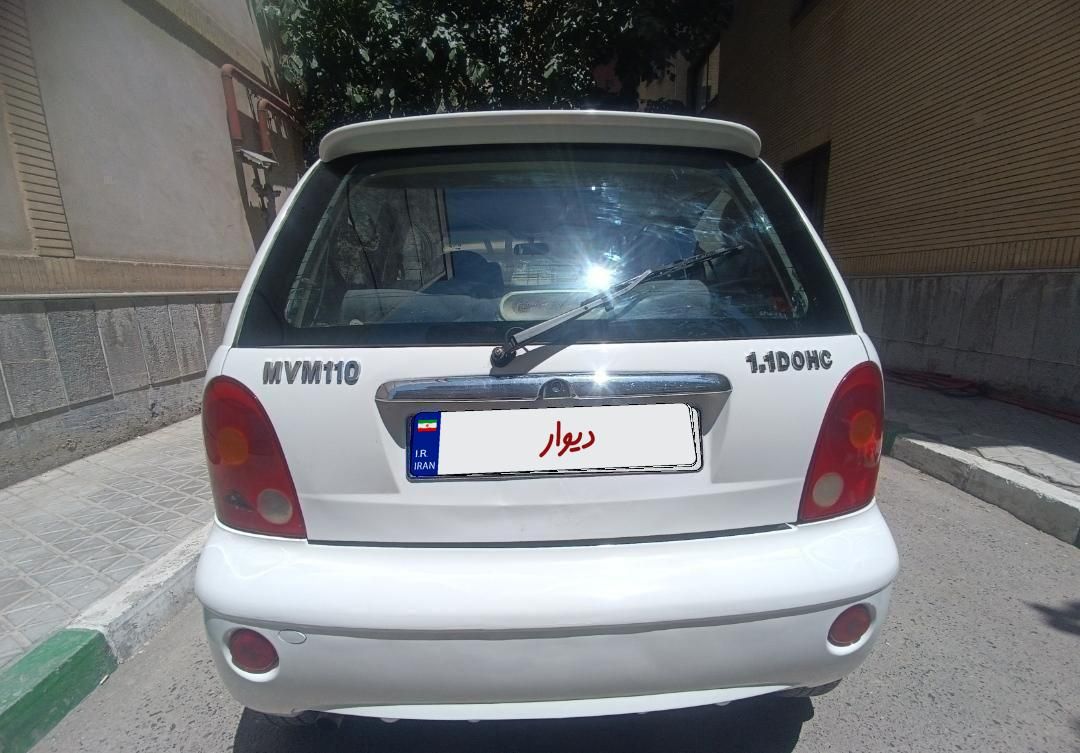ام وی ام 110 چهار سیلندر دنده ای - 1395