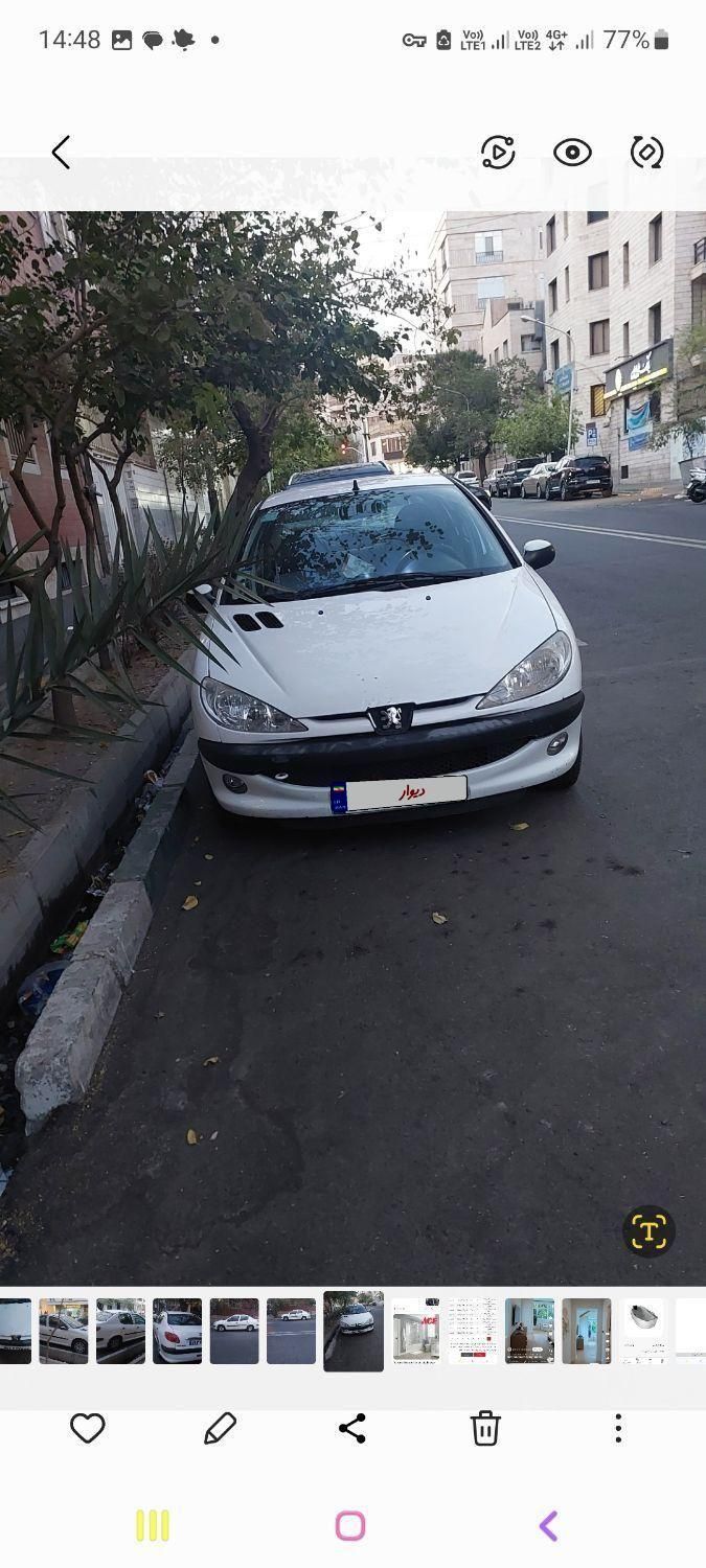 پژو ۲۰۶ صندوق دار v8 - 1394