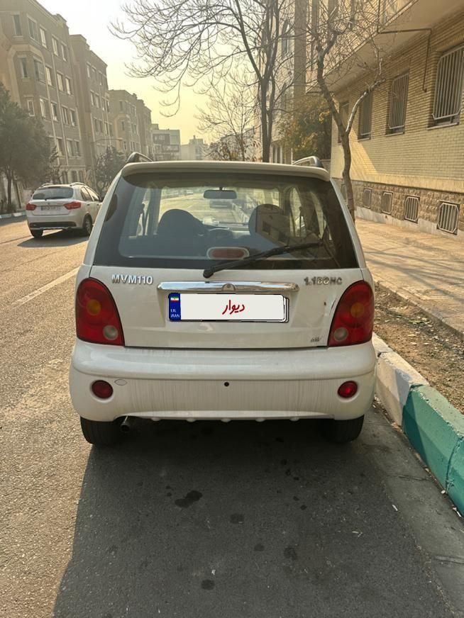 ام وی ام 110 چهار سیلندر اتوماتیک - 1391