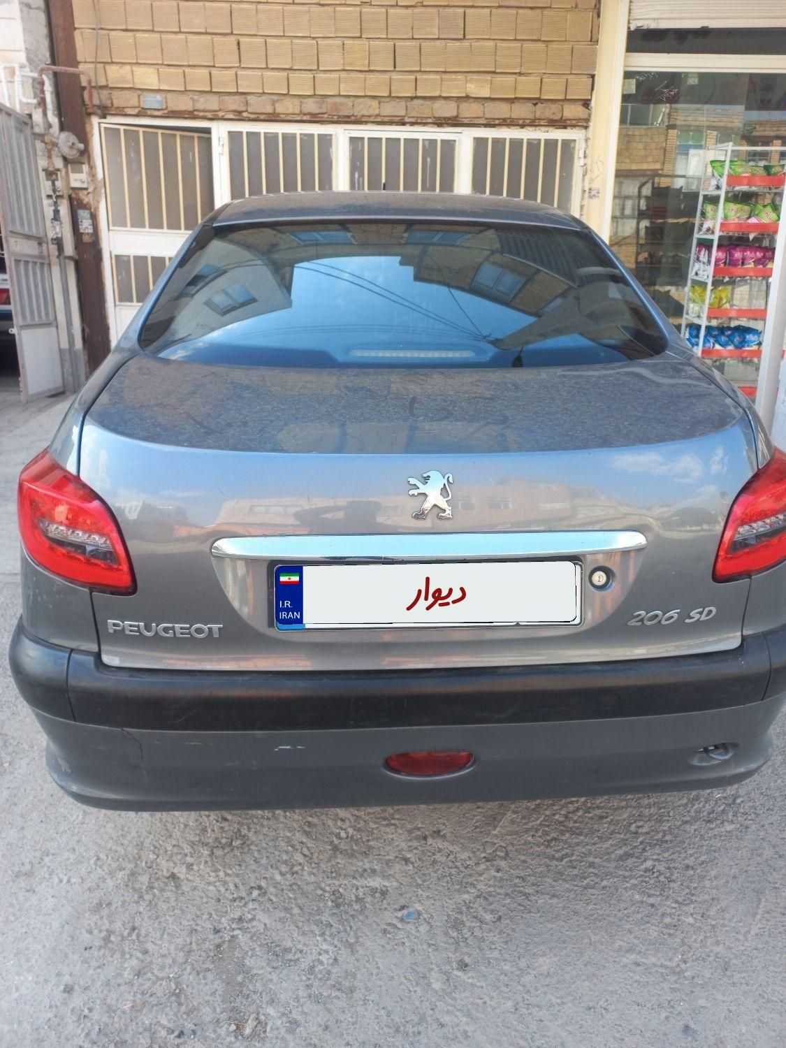پژو ۲۰۶ صندوق دار v2 - 1387