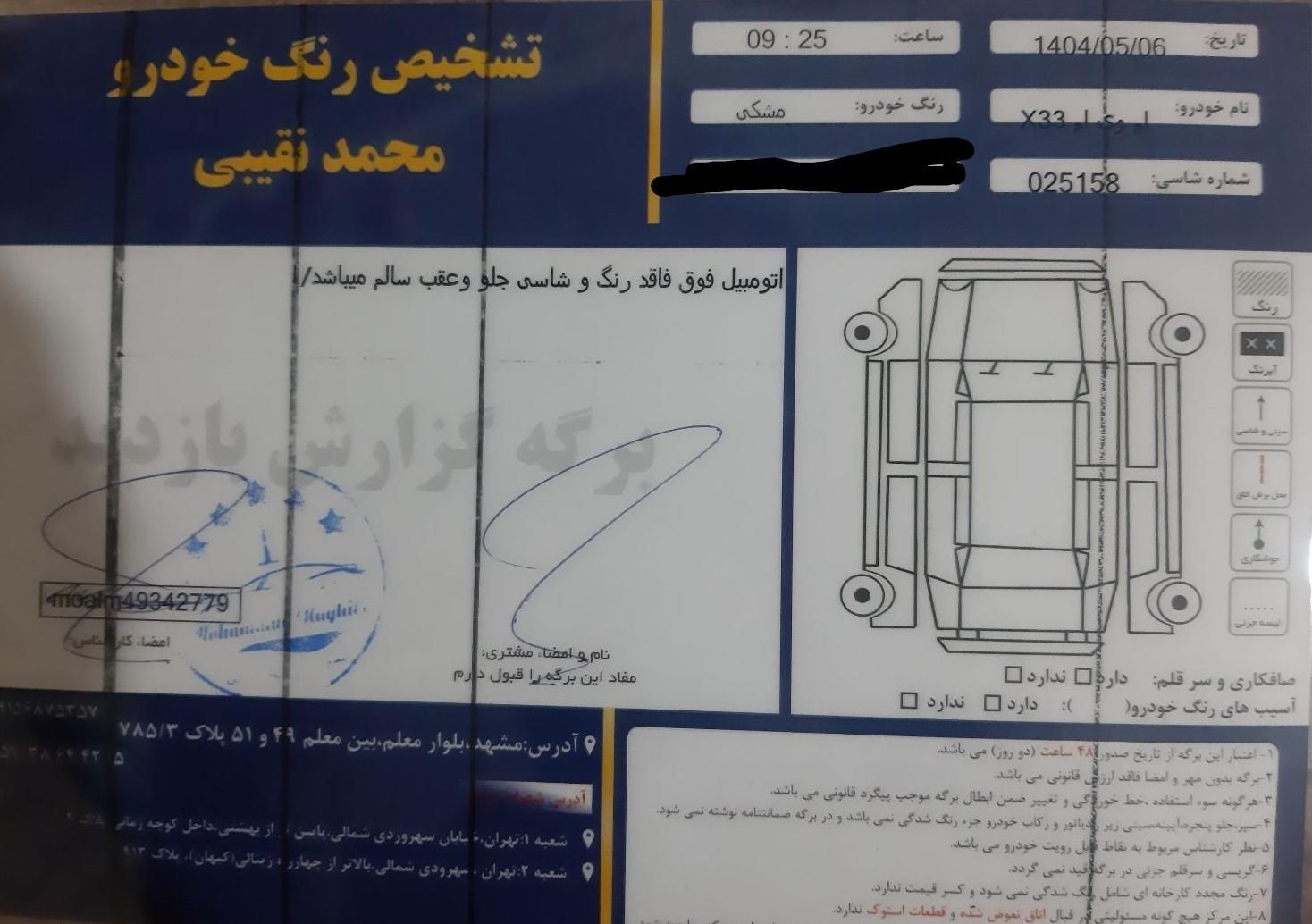 ام وی ام X33 کراس اتوماتیک - 1404
