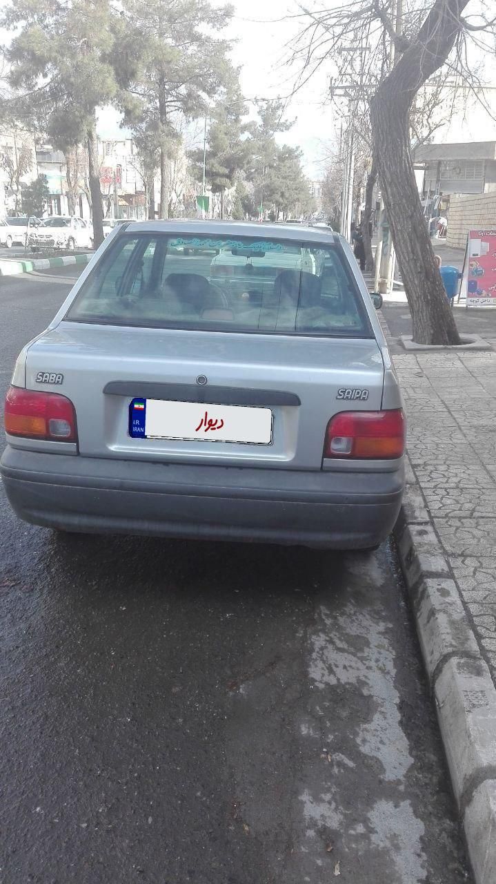 پراید صبا بنزینی - 1386