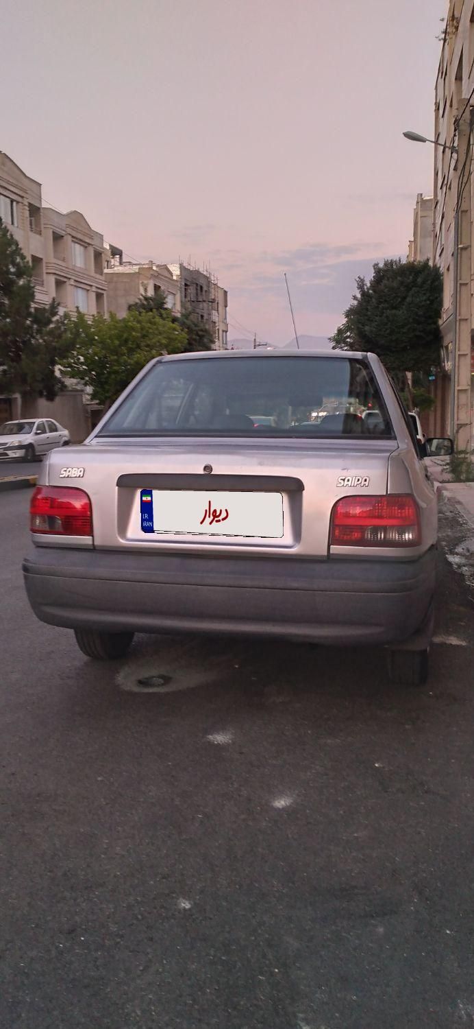 پراید صبا بنزینی - 1386