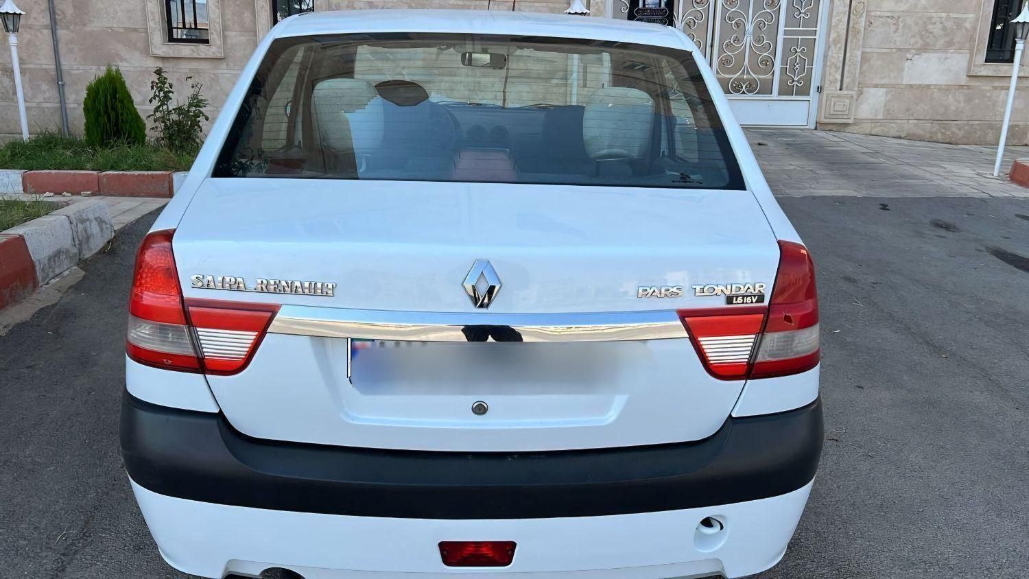 رنو پارس تندر گیربکس JHQ + مولتی مدیا - 1396