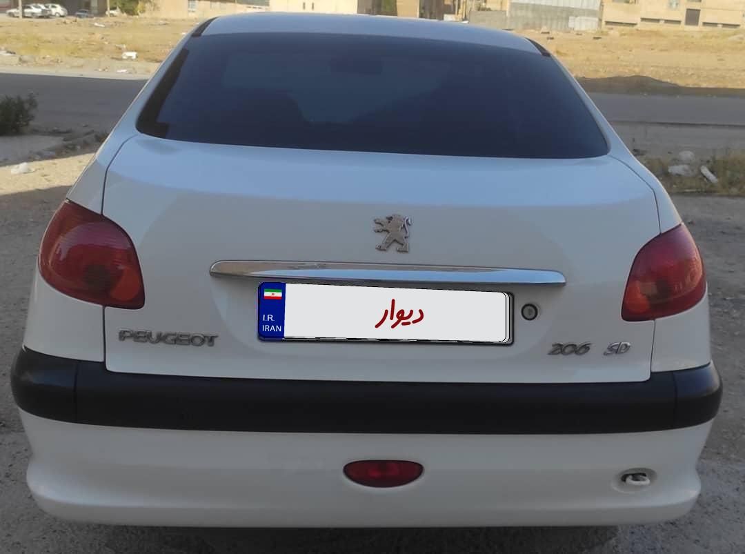 پژو ۲۰۶ صندوق دار v8 - 1395