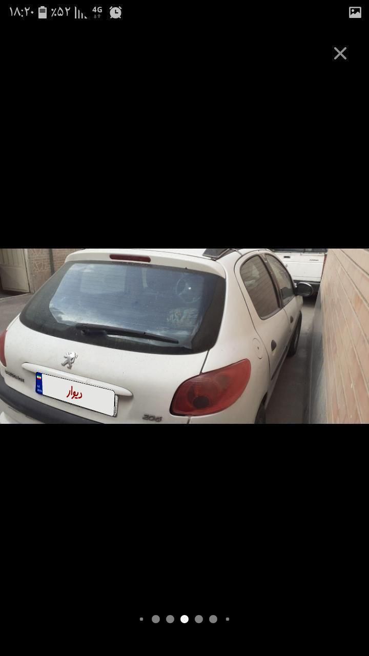 پژو 206 تیپ 3 - 1390