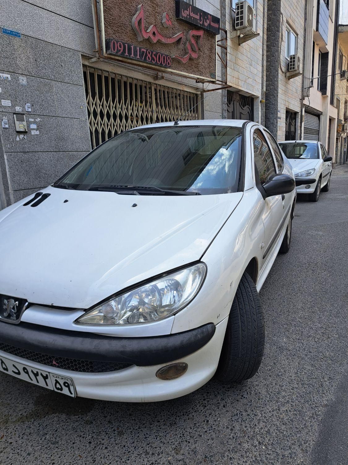 پژو ۲۰۶ صندوق دار v8 - 1389