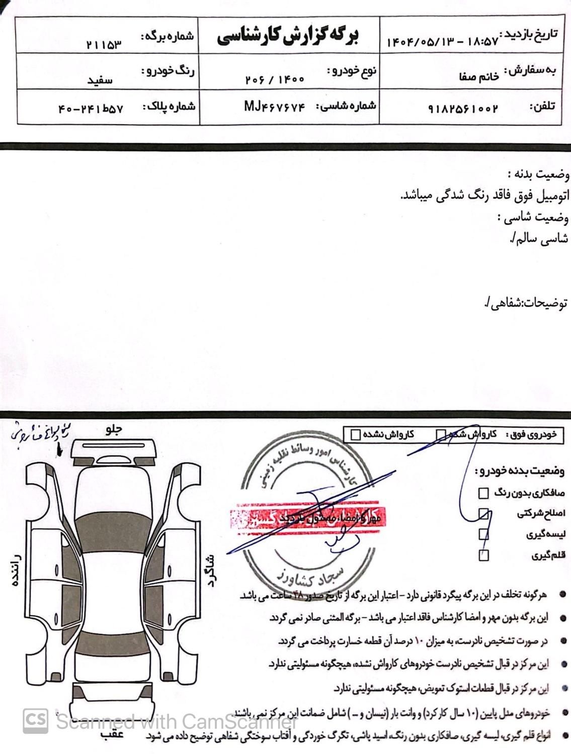 پژو 206 تیپ 2 - 1400