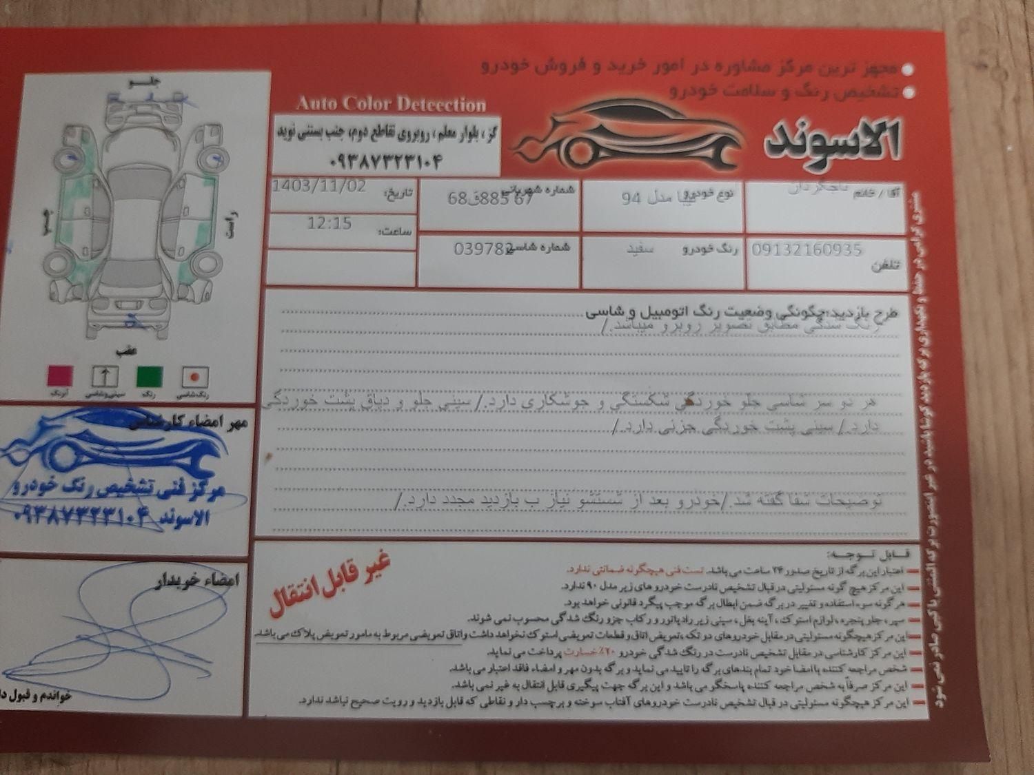 تیبا 2 EX رینگ آلومینیومی - 1394