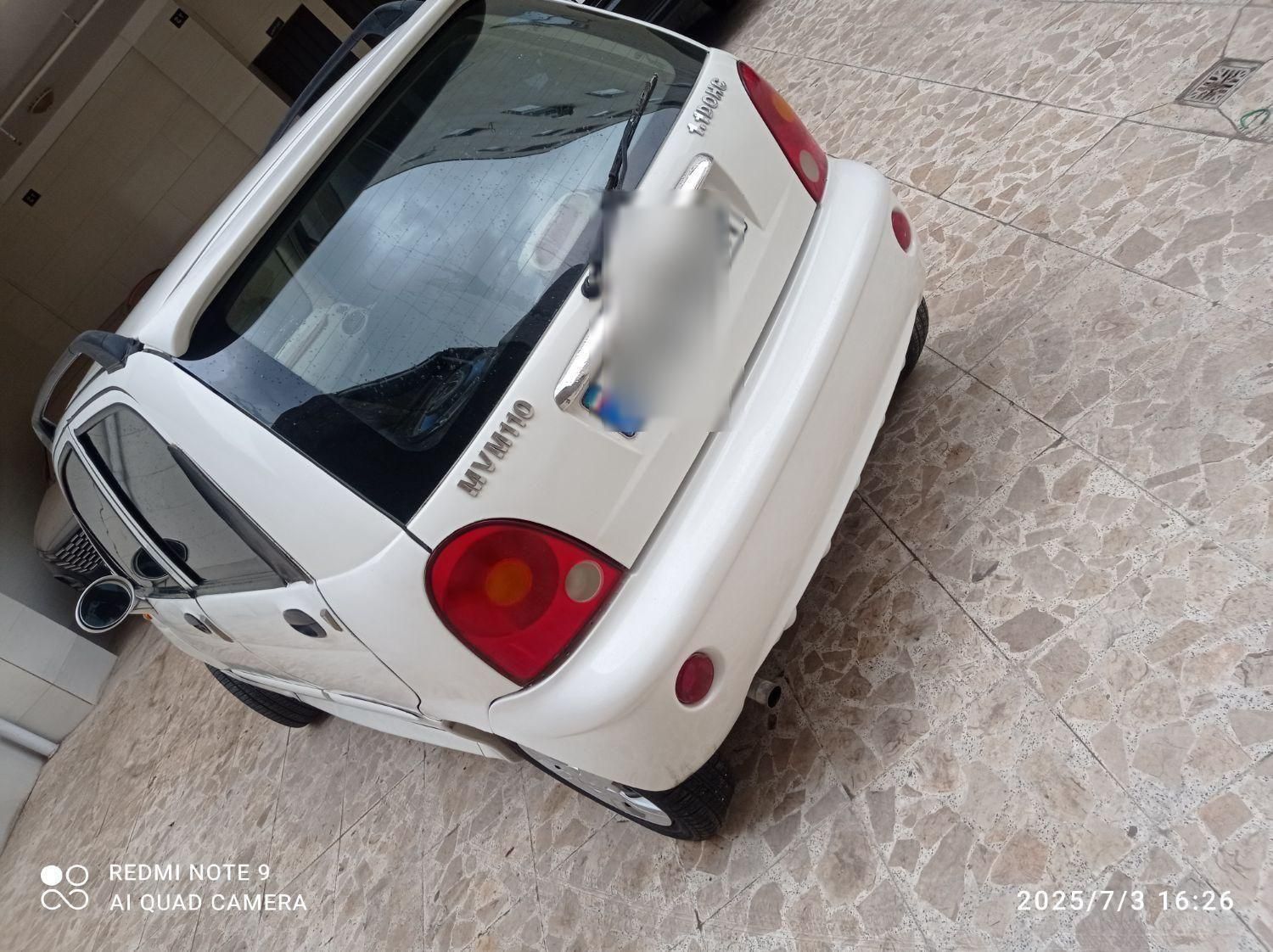 ام وی ام 110 چهار سیلندر دنده ای - 1391
