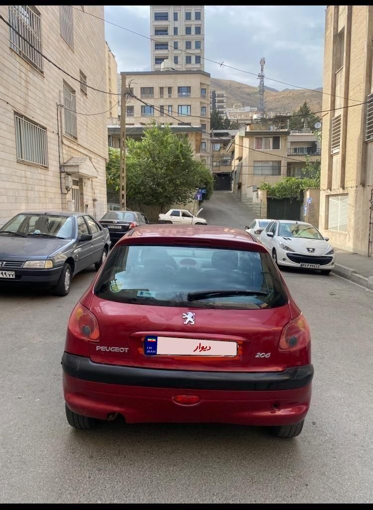 پژو 206 تیپ 5 - 1384