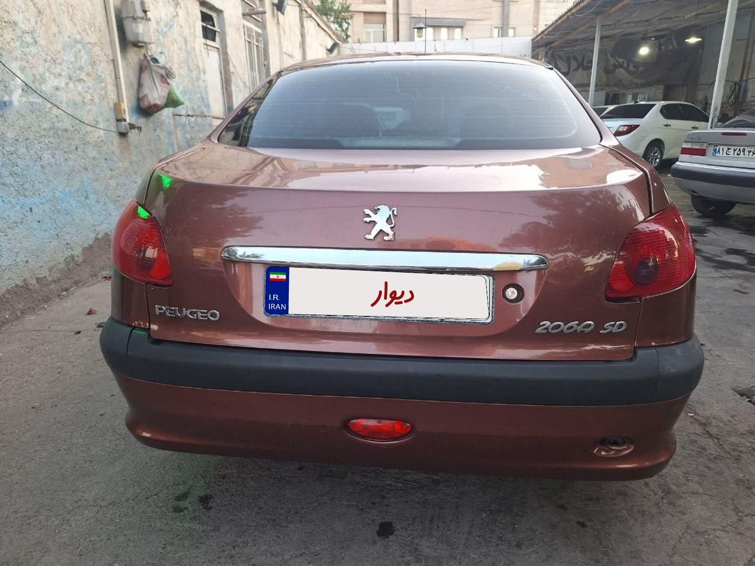 پژو ۲۰۶ صندوق دار v9 - 1386