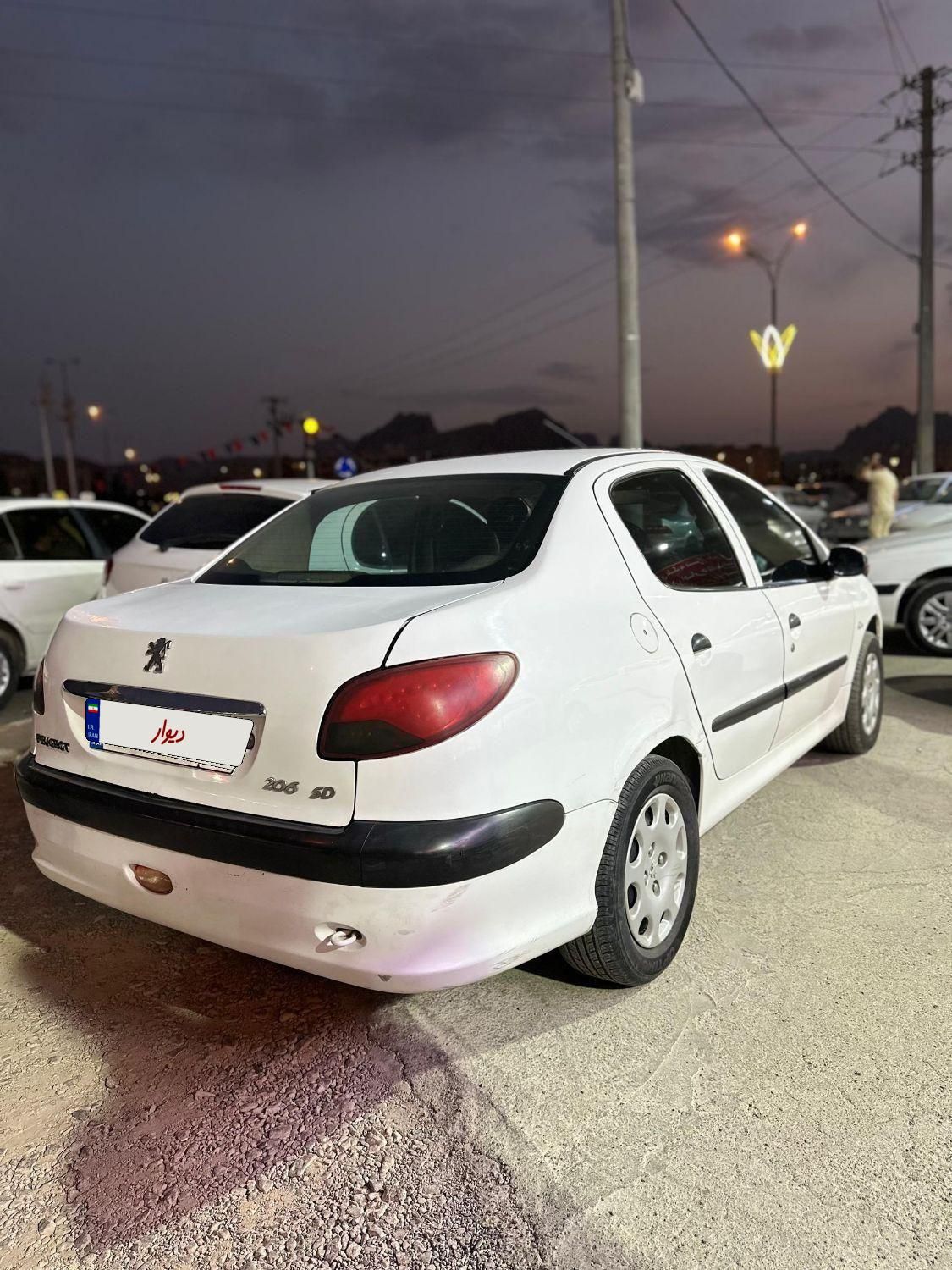 پژو ۲۰۶ صندوق دار v20 - 1390