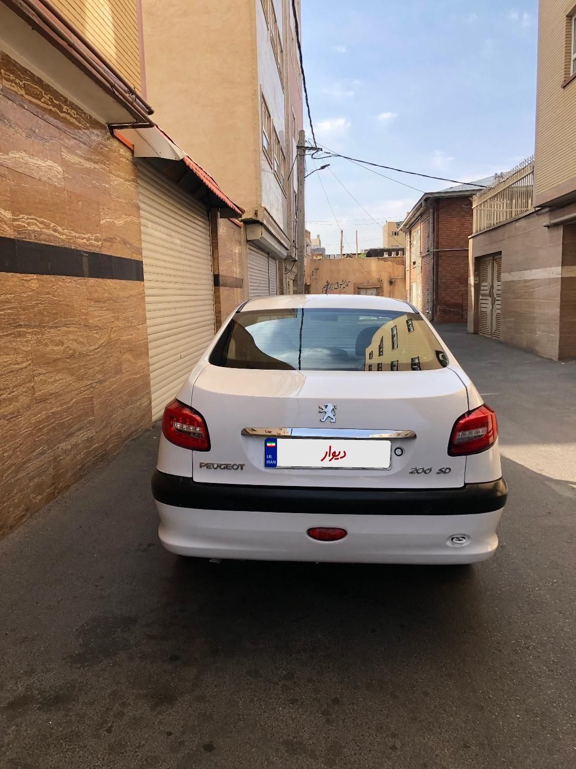 پژو ۲۰۶ صندوق دار v8 - 1395