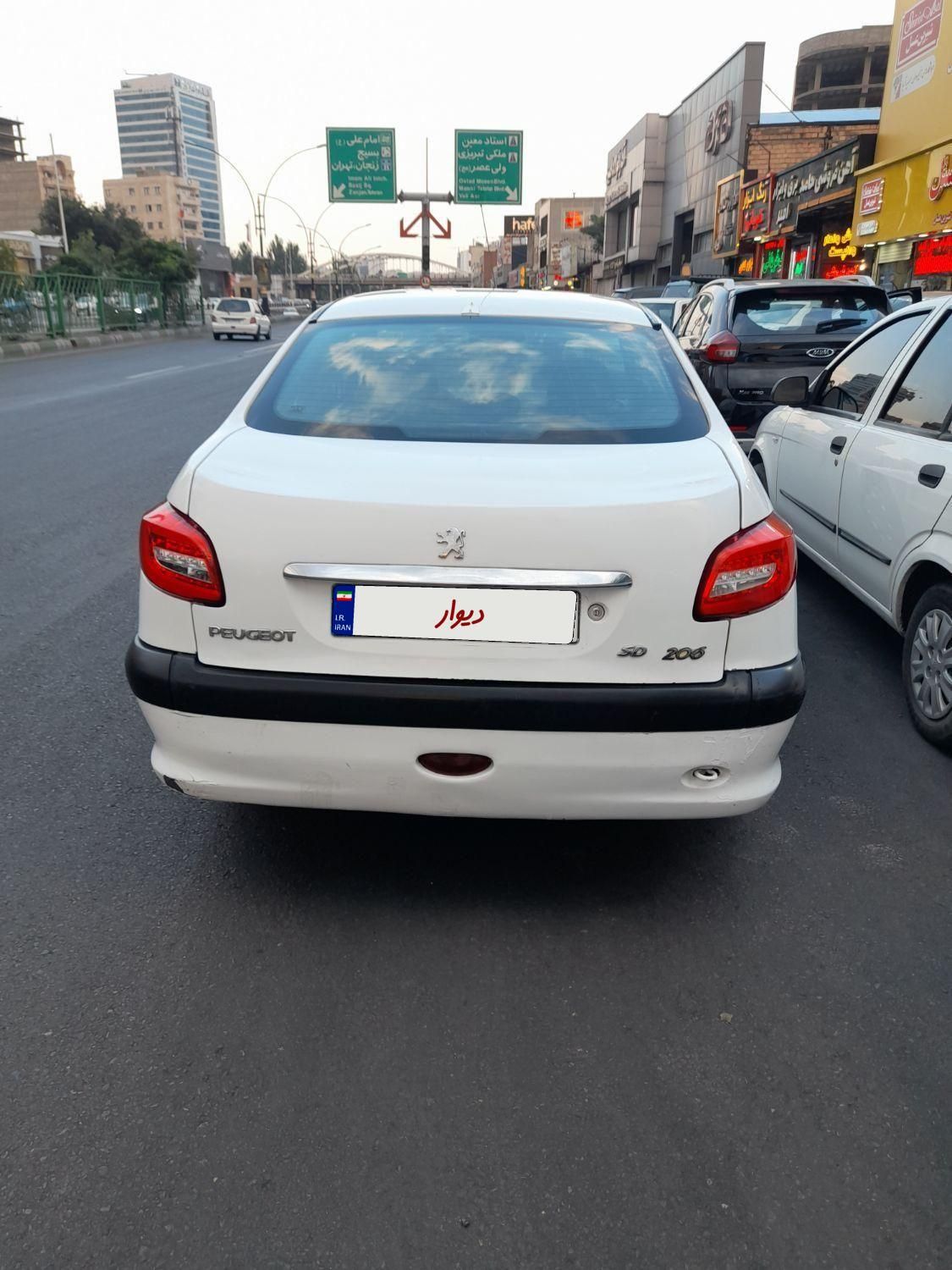 پژو ۲۰۶ صندوق دار v8 - 1389