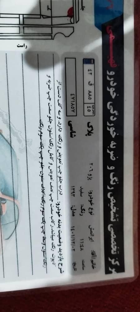 پژو 206 تیپ 5 - 1393