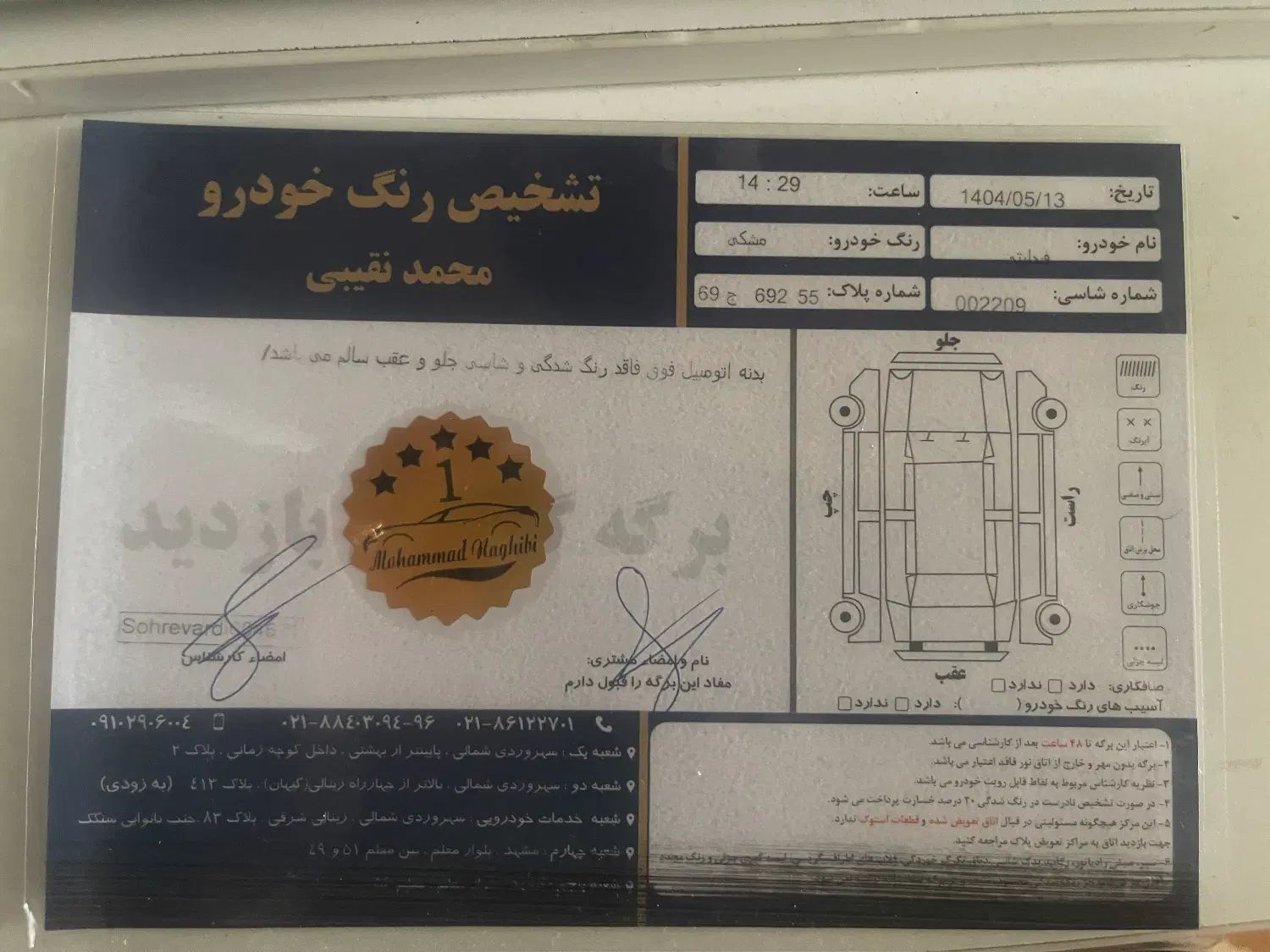 فیدلیتی پرایم تیپ ۱ (5 نفره) - 1400
