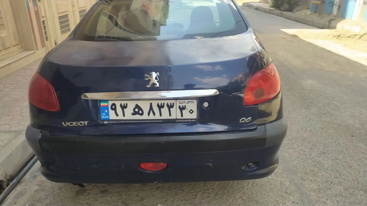 پژو ۲۰۶ صندوق دار v8 - 1386