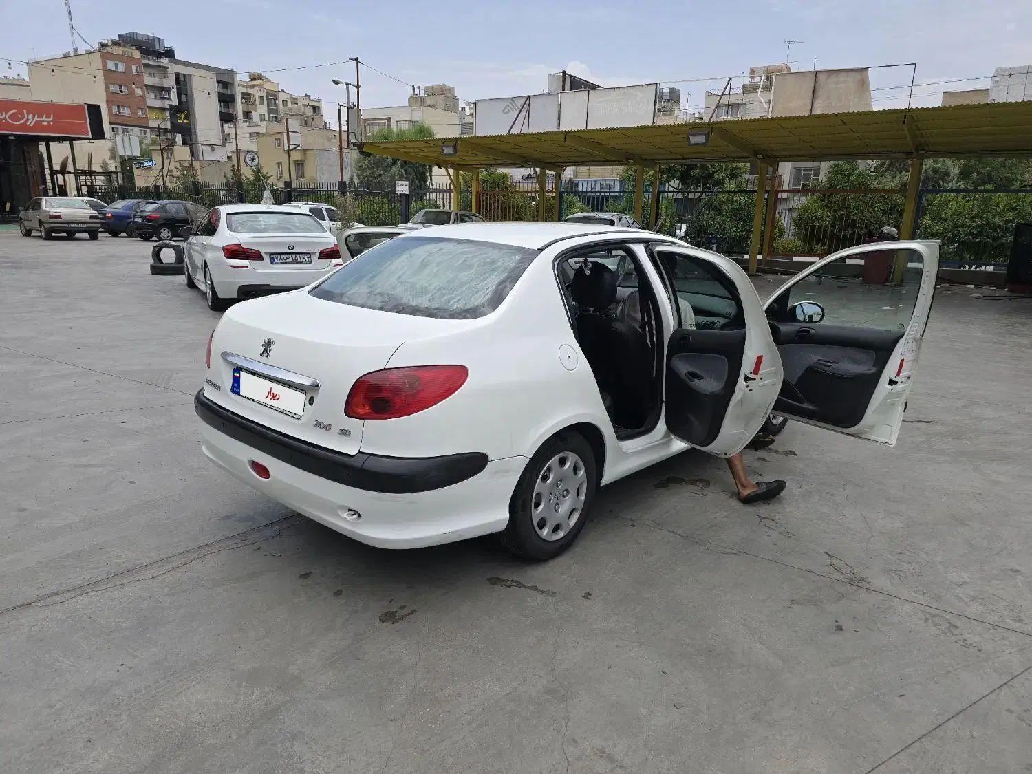 پژو ۲۰۶ صندوق دار v8 - 1388