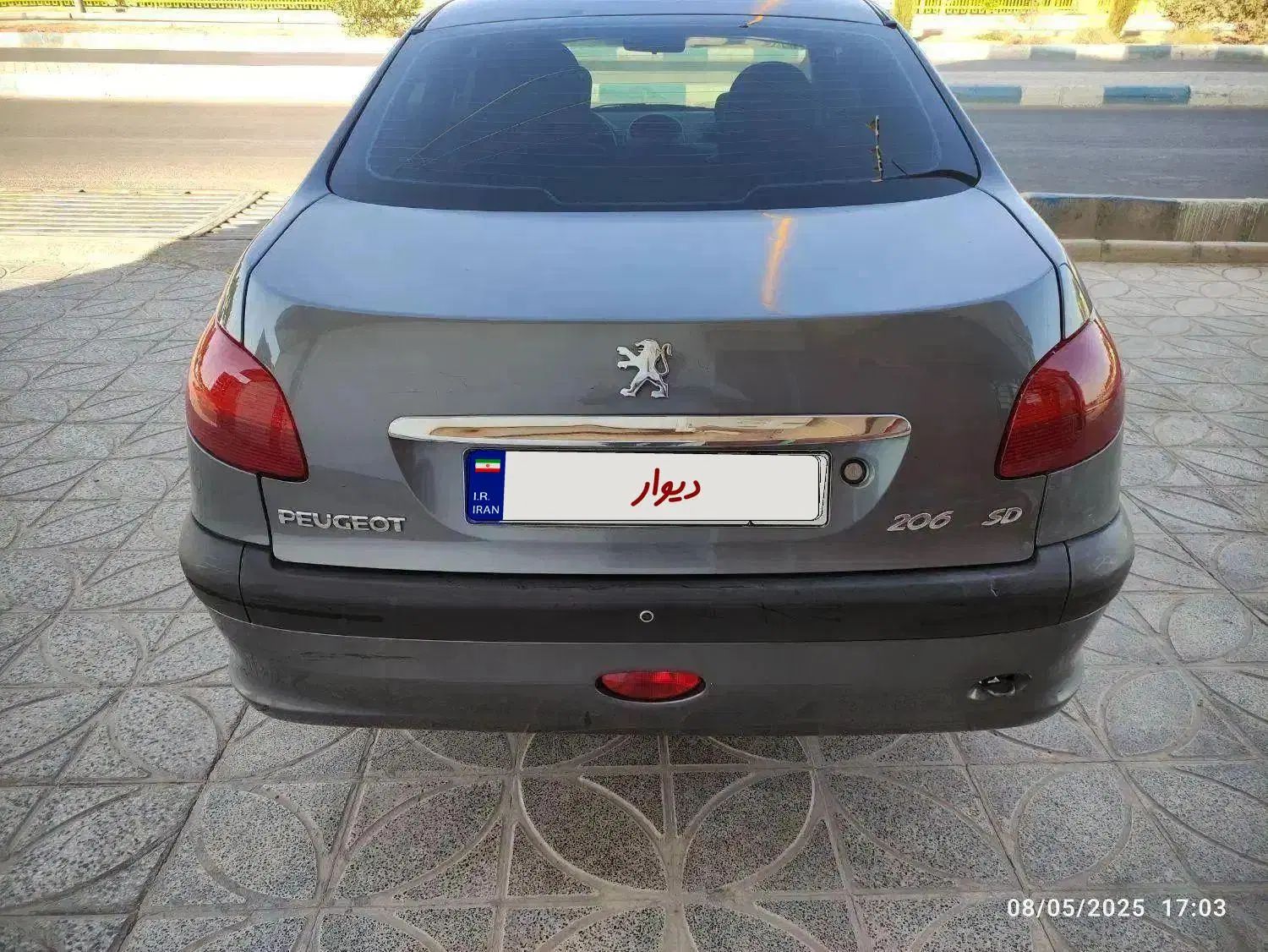 پژو ۲۰۶ صندوق دار v8 - 1387