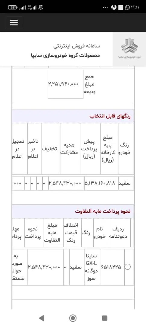خودرو ساینا، G آگهی ann_19868505