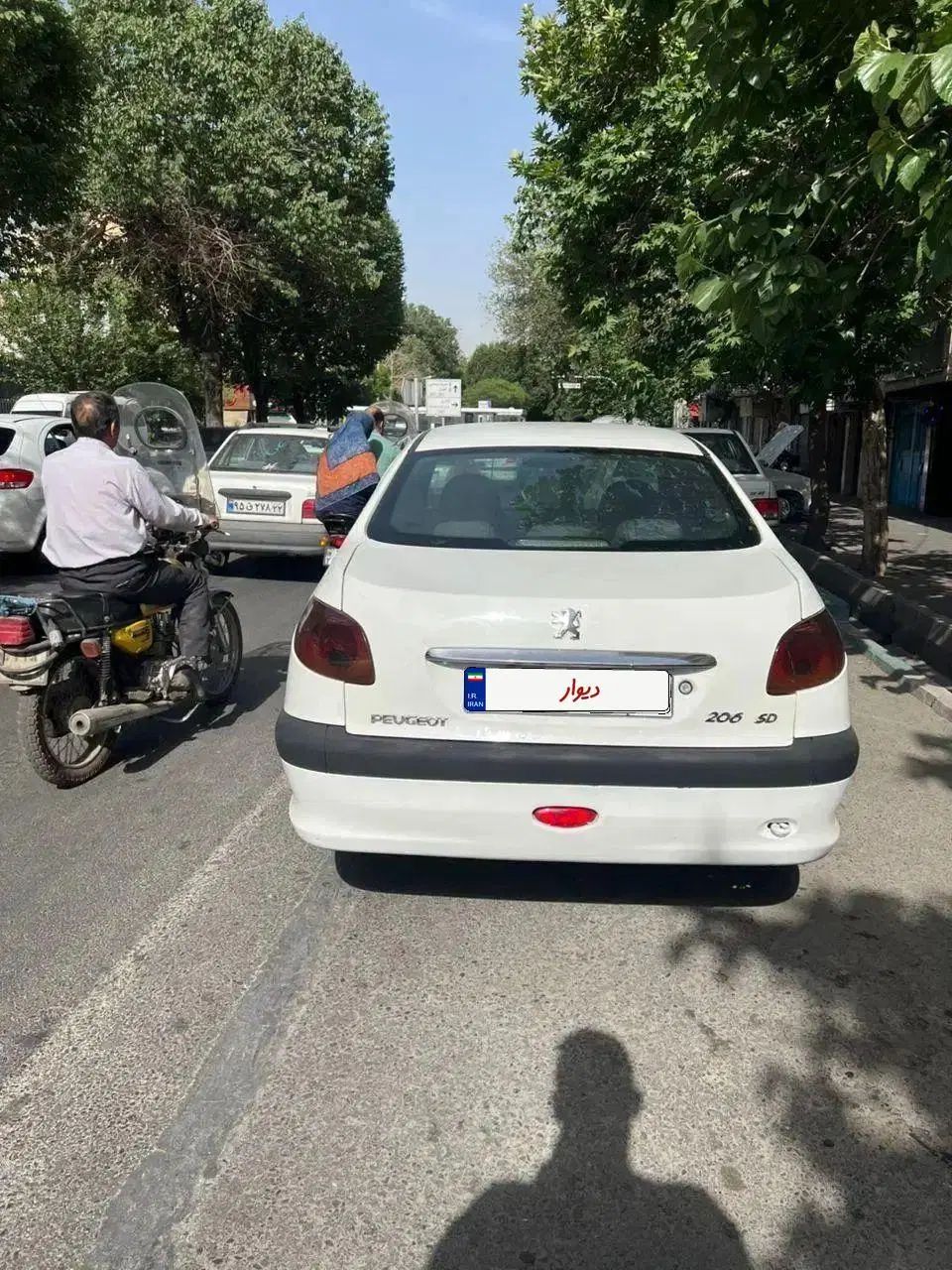 پژو ۲۰۶ صندوق دار v8 - 1388