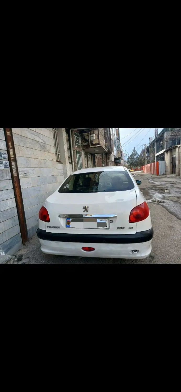 پژو ۲۰۶ صندوق دار v1 - 1388