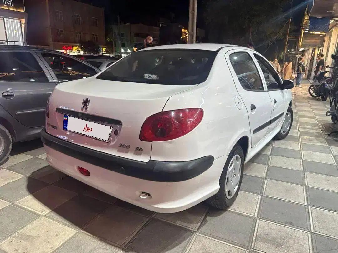 پژو ۲۰۶ صندوق دار v8 - 1397